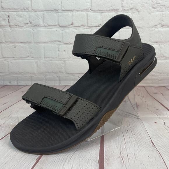 Reef Fanning Baja Brown Gum With Bottle Opener Sandals Mens Size 11 - Picture 3 of 11